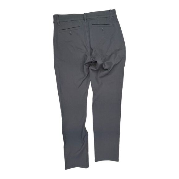 Paige Men's Flat Front Slim Fit Stretch Straight Leg Dress Pants Gray Size 29 - Picture 2 of 6